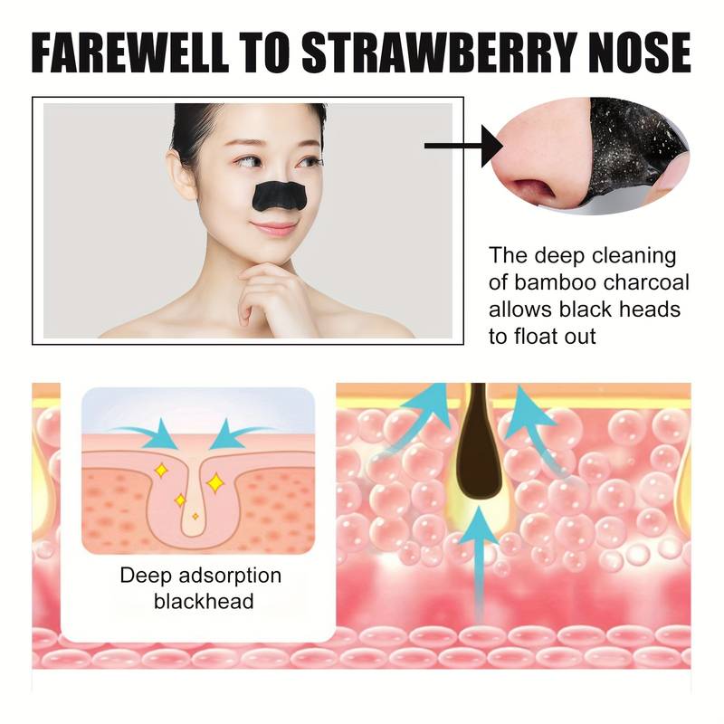 Deep Cleansing Blackhead Remover Strips (Pack of 20)