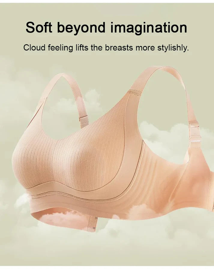 🔥LIMITED TIME OFFER🏆Wire-Free Non-Marking Skin-Friendly Push-Up Bra 🔥(Pack of 3)